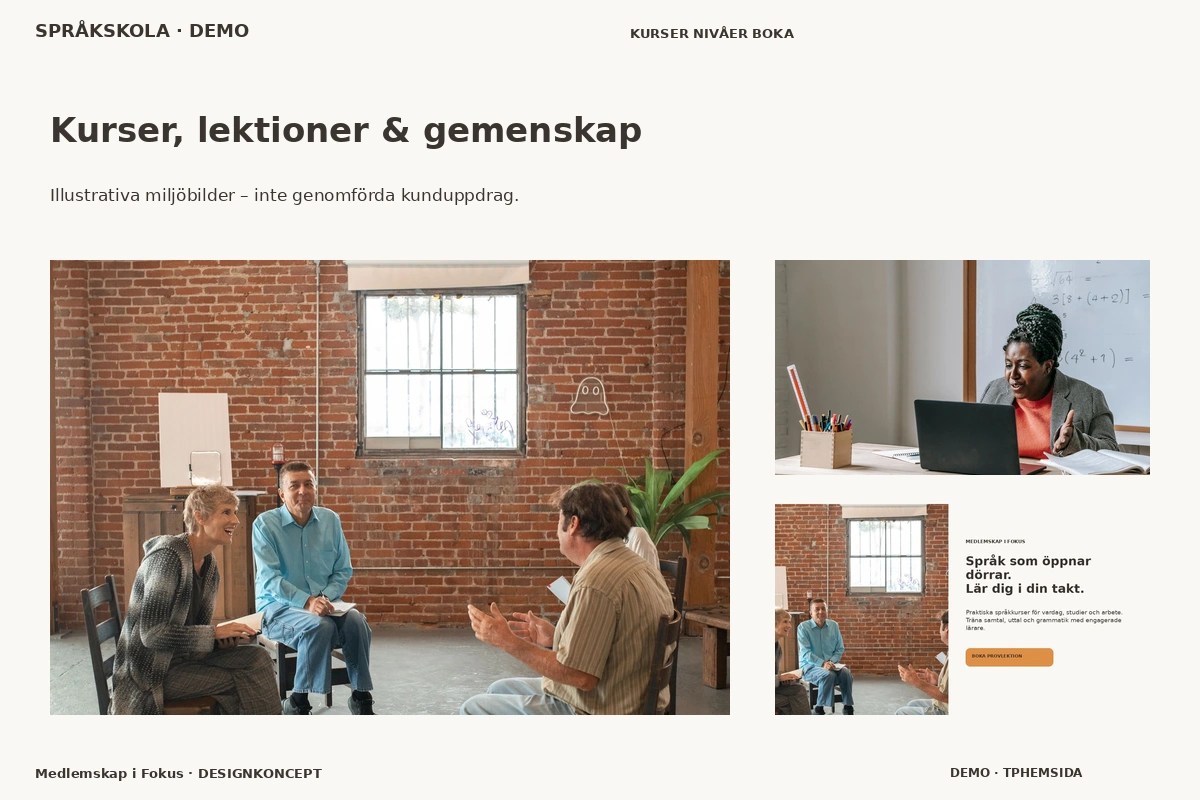 Medlemskap i Fokus – Kurser, lektioner & gemenskap för språkskola