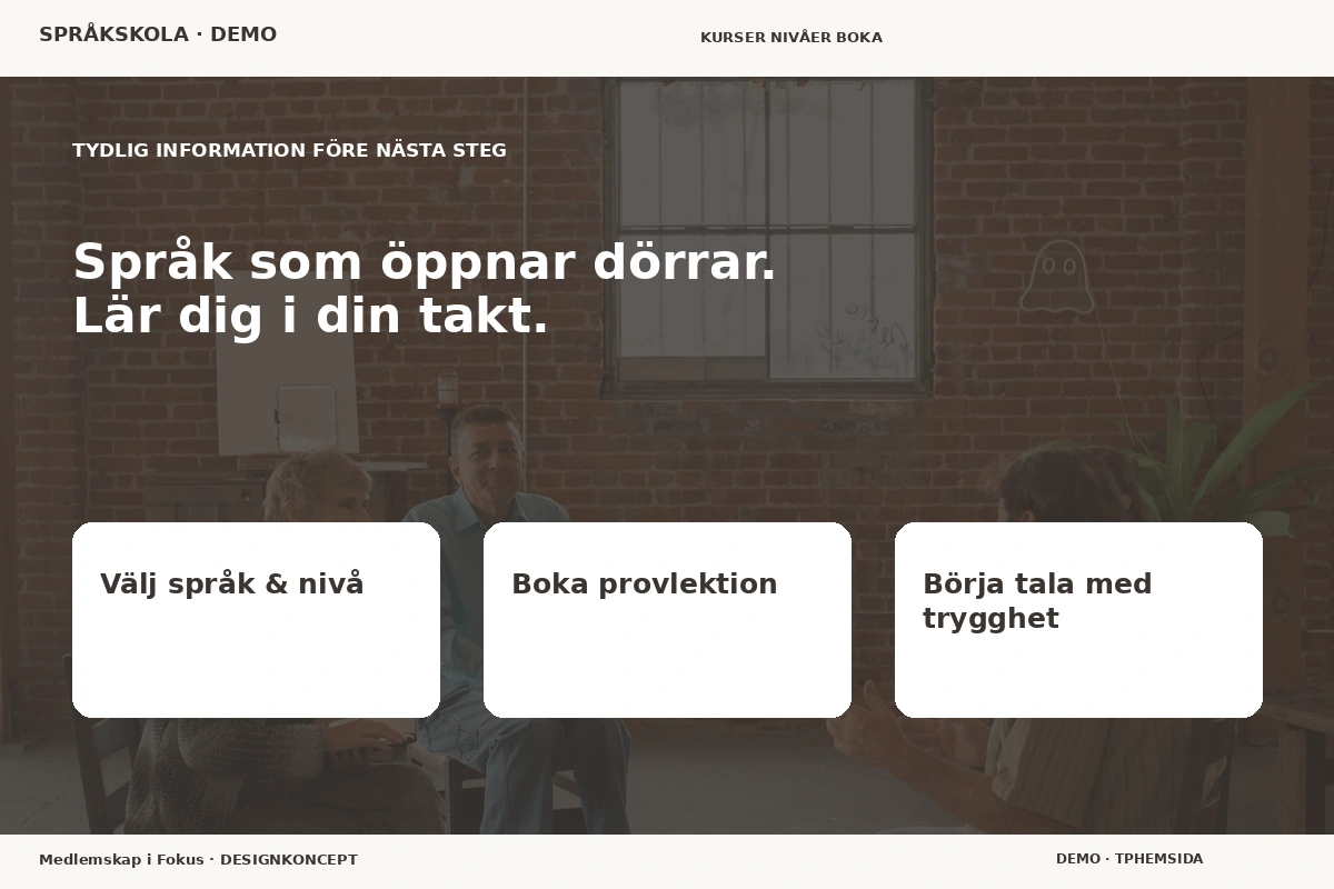 Medlemskap i Fokus – Inför ditt val för språkskola