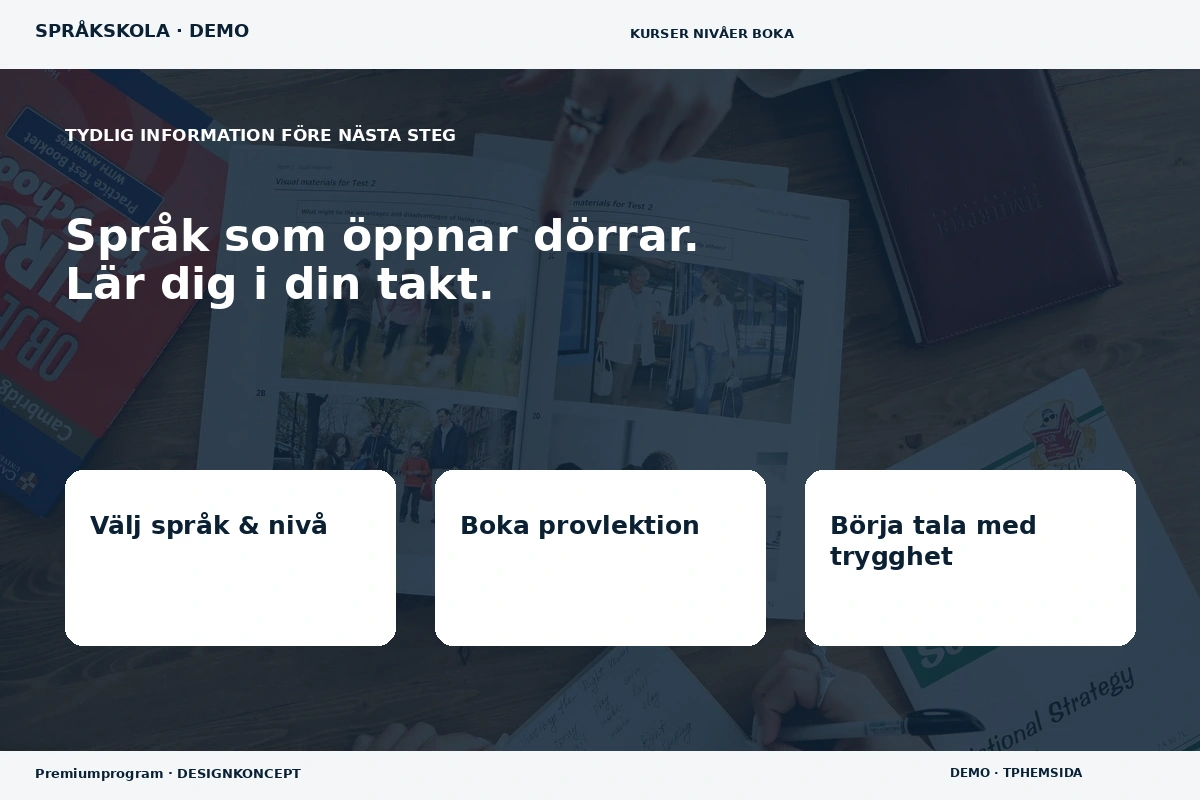 Premiumprogram – Inför ditt val för språkskola