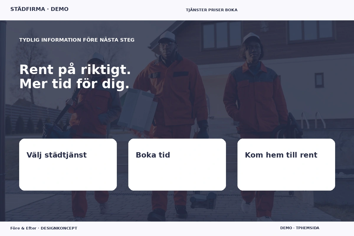 Före & Efter – Inför ditt val för städfirma