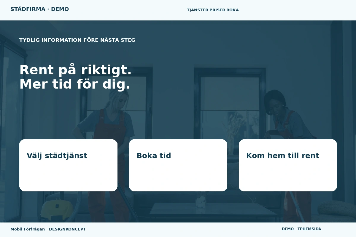 Mobil Förfrågan – Inför ditt val för städfirma
