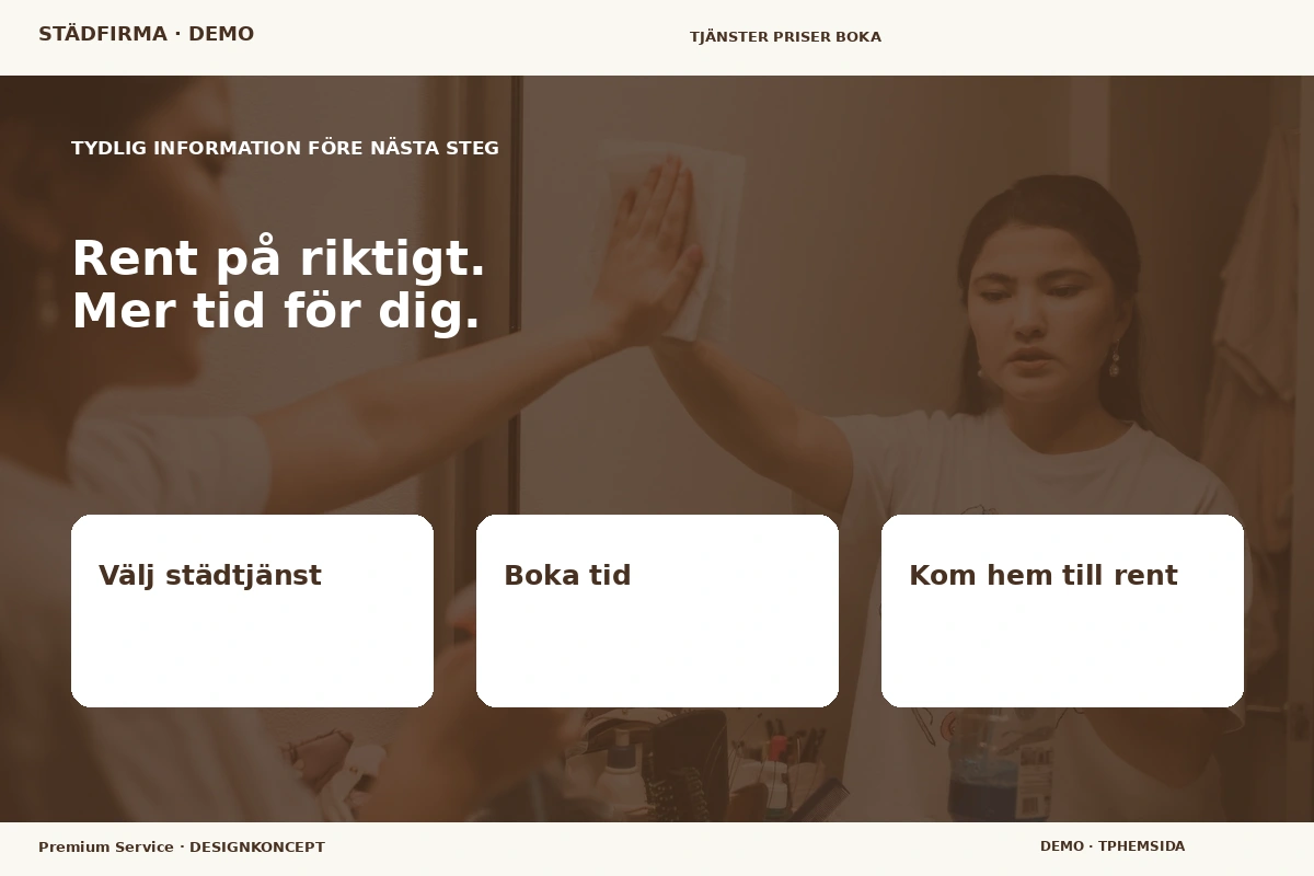 Premium Service – Inför ditt val för städfirma