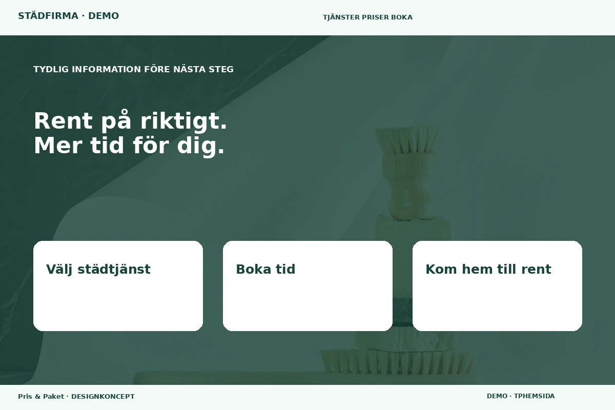 Pris & Paket – Inför ditt val för städfirma
