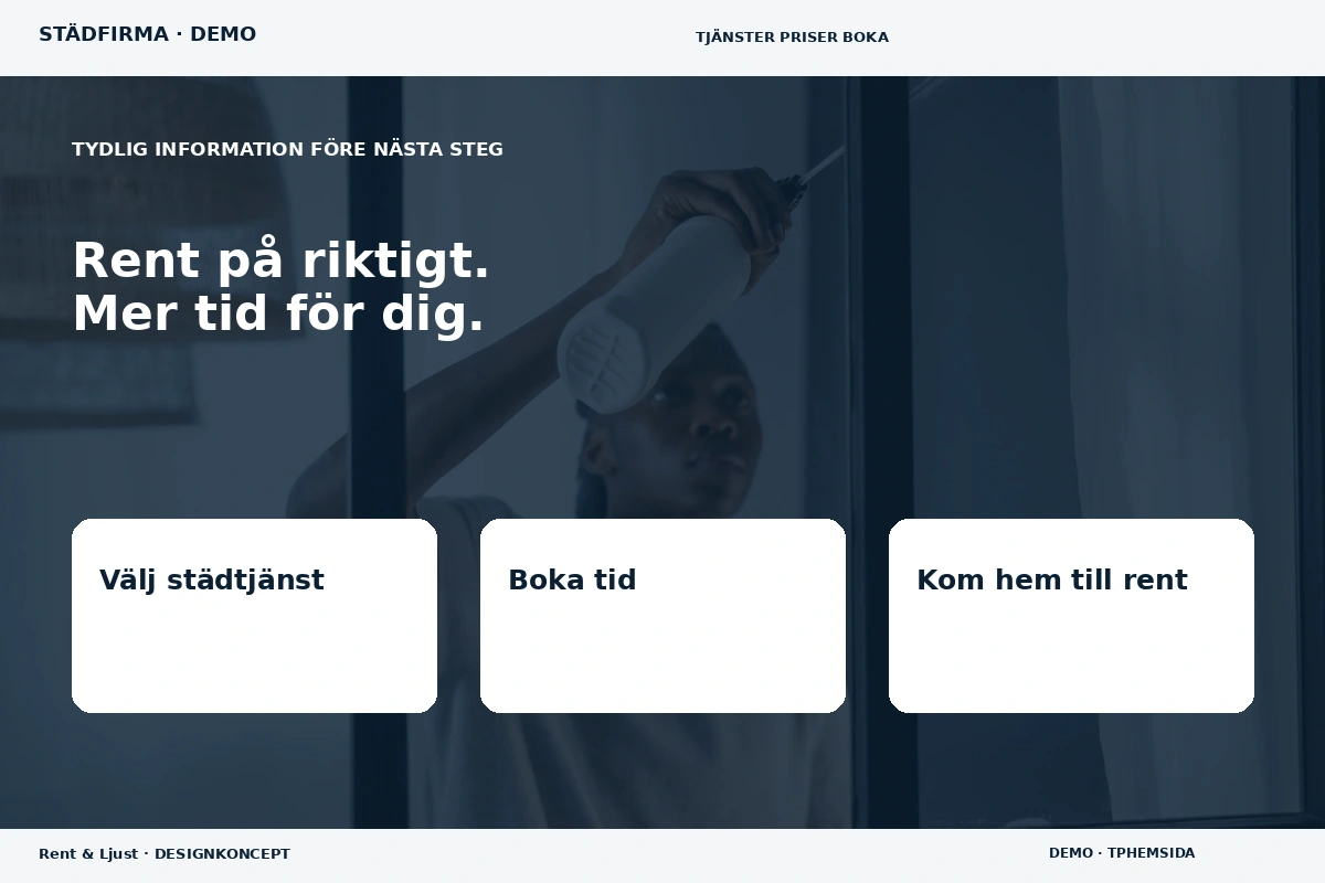 Rent & Ljust – Inför ditt val för städfirma