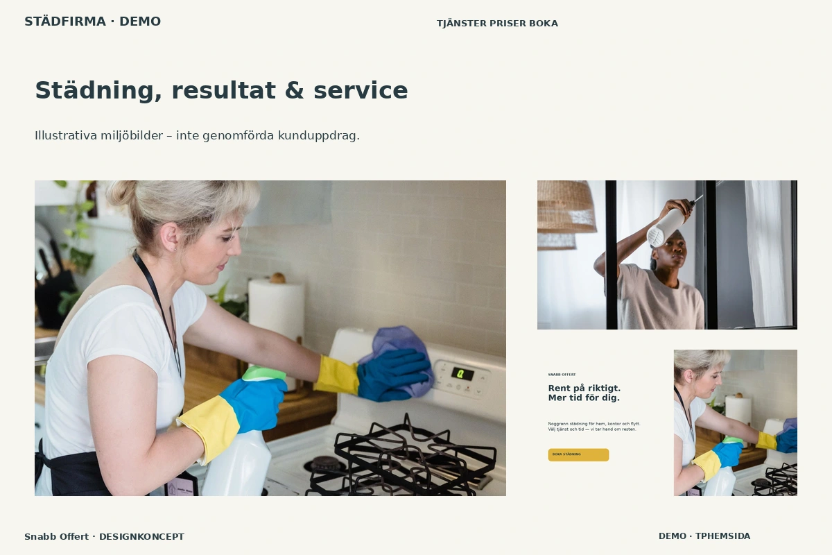 Snabb Offert – Städning, resultat & service för städfirma