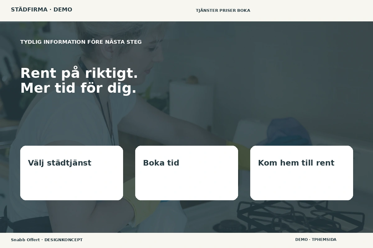 Snabb Offert – Inför ditt val för städfirma