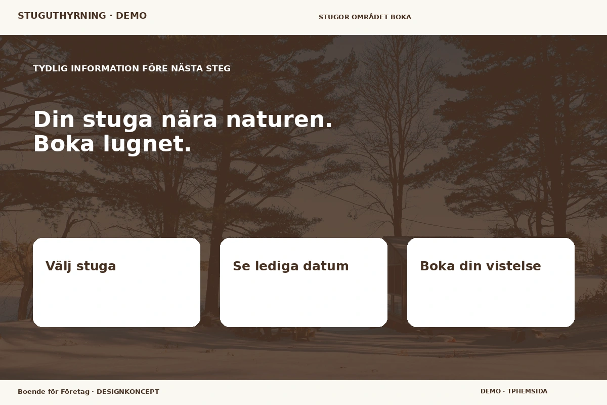 Boende för Företag – Inför ditt val för stuguthyrning