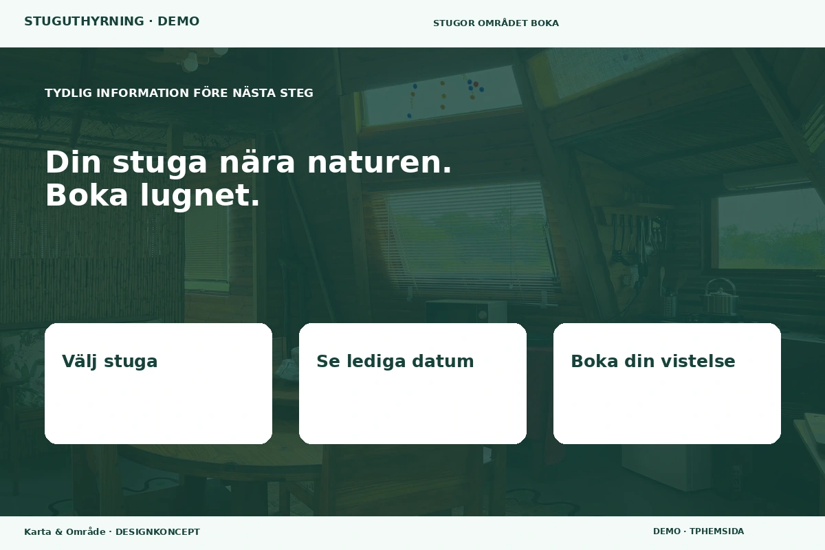 Karta & Område – Inför ditt val för stuguthyrning