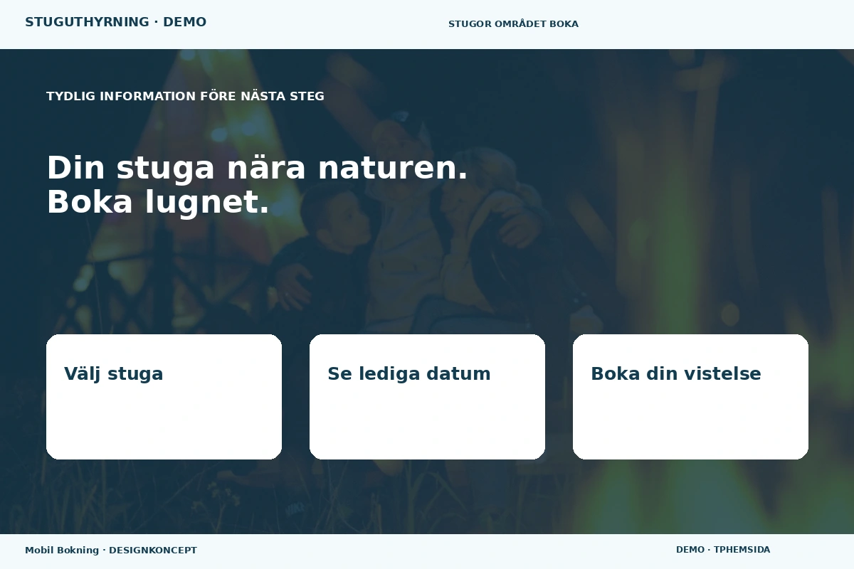 Mobil Bokning – Inför ditt val för stuguthyrning