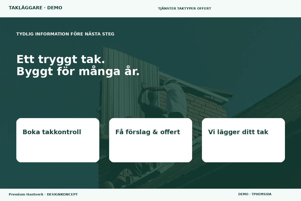 Premium Hantverk – Inför ditt val för takläggare