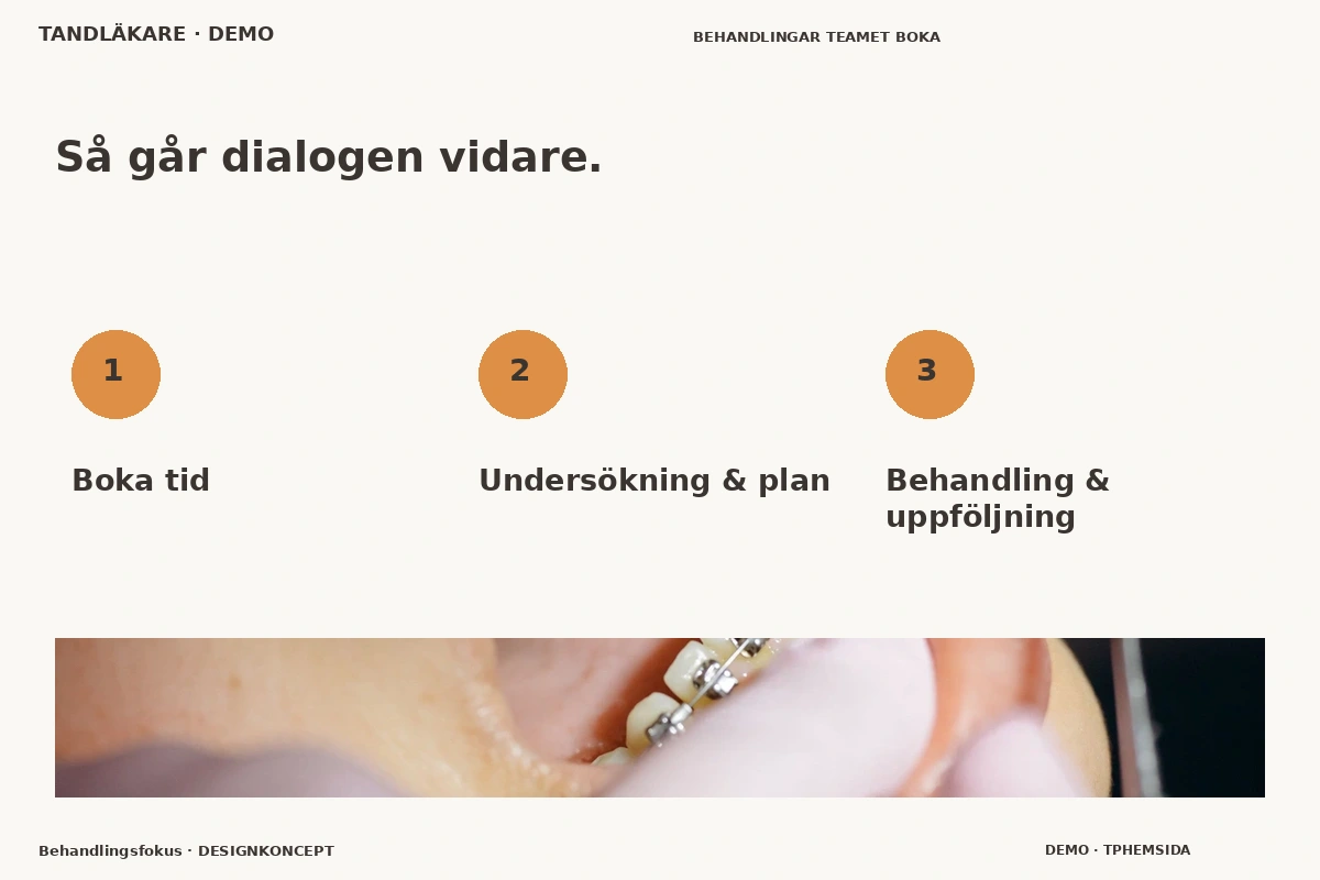 Behandlingsfokus – Så fungerar dialogen för tandläkare
