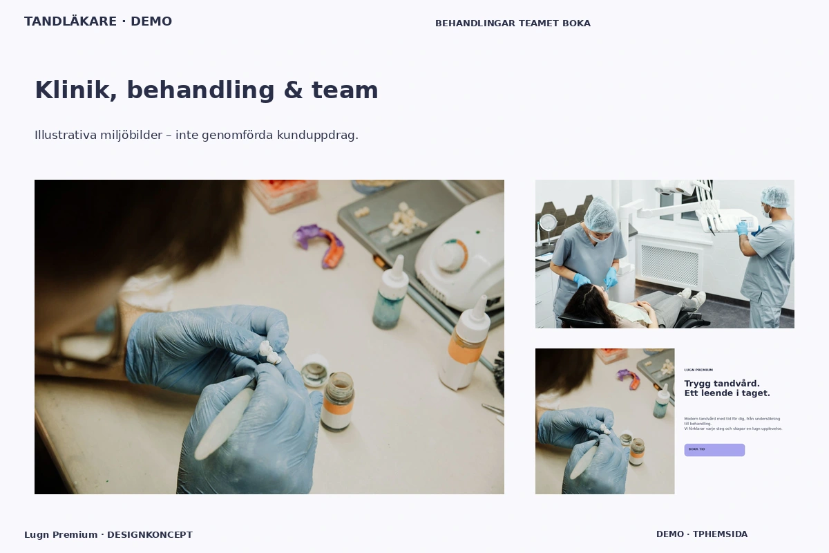 Lugn Premium – Klinik, behandling & team för tandläkare
