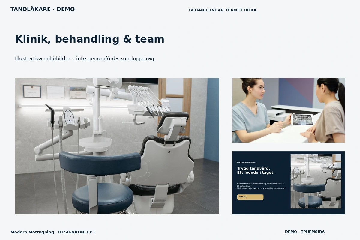 Modern Mottagning – Klinik, behandling & team för tandläkare
