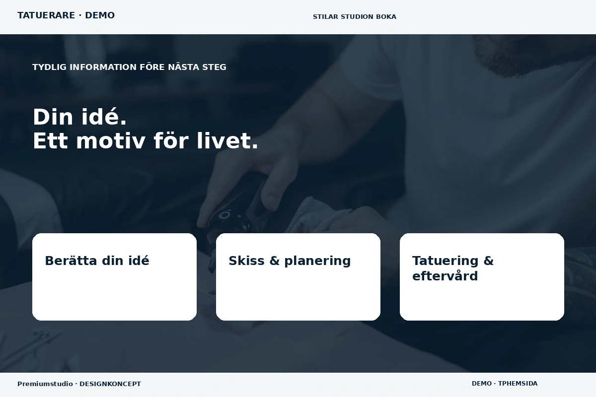 Premiumstudio – Inför ditt val för tatuerare