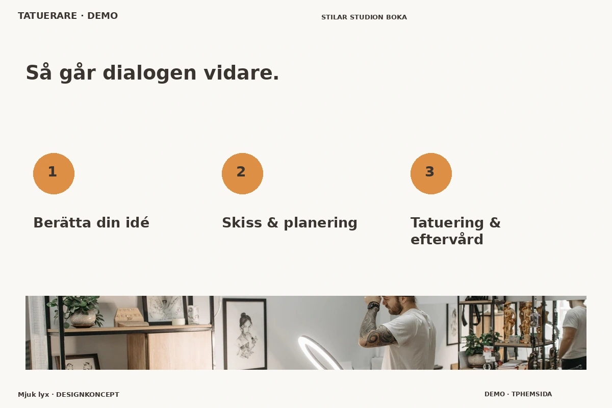 Mjuk lyx – Så fungerar dialogen för tatuerare