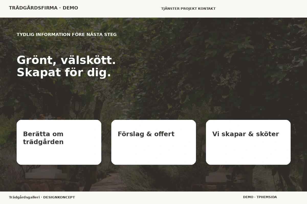 Trädgårdsgalleri – Inför ditt val för trädgårdsfirma