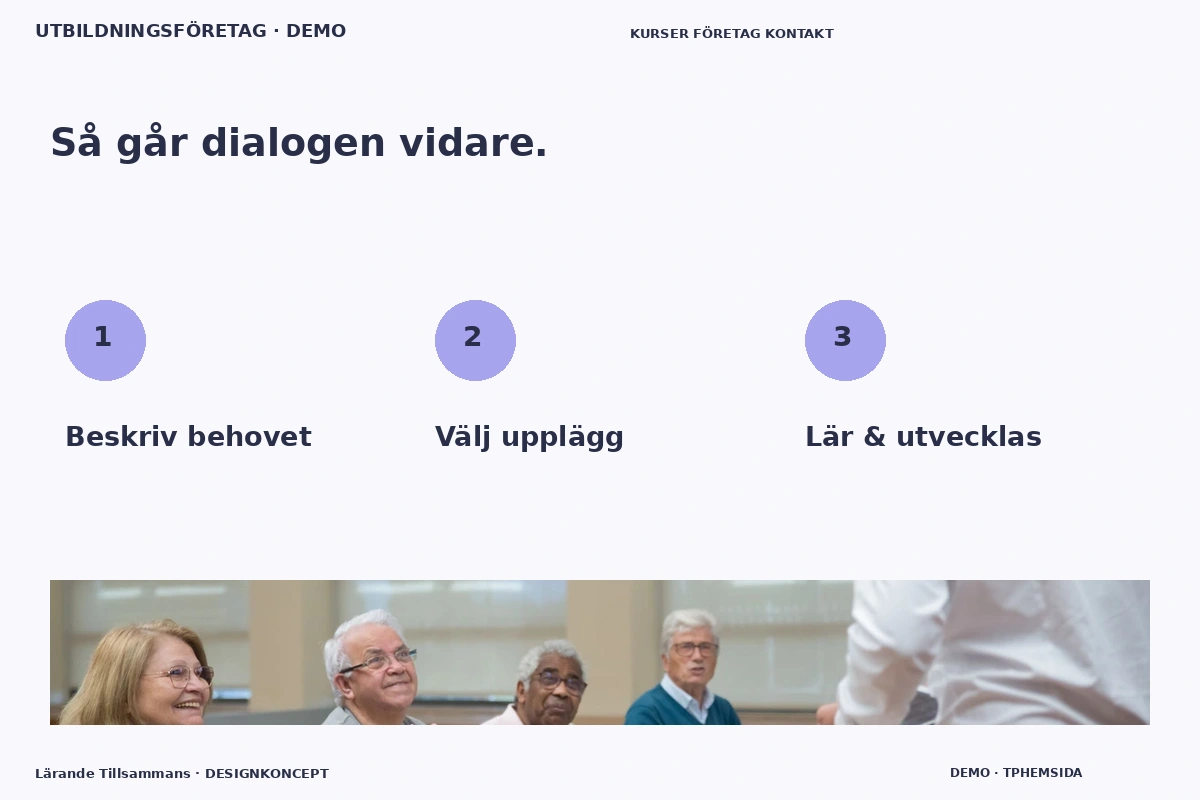 Lärande Tillsammans – Så fungerar dialogen för utbildningsföretag
