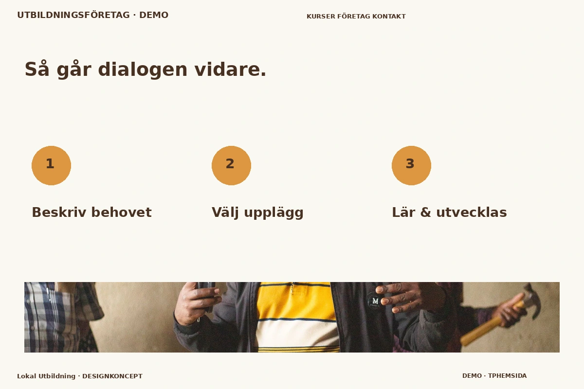 Lokal Utbildning – Så fungerar dialogen för utbildningsföretag