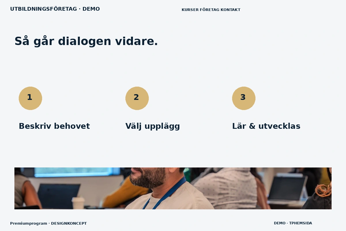 Premiumprogram – Så fungerar dialogen för utbildningsföretag