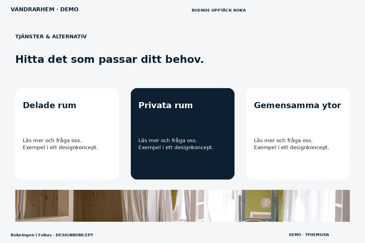 Bokningen i Fokus – Tjänster & alternativ för vandrarhem