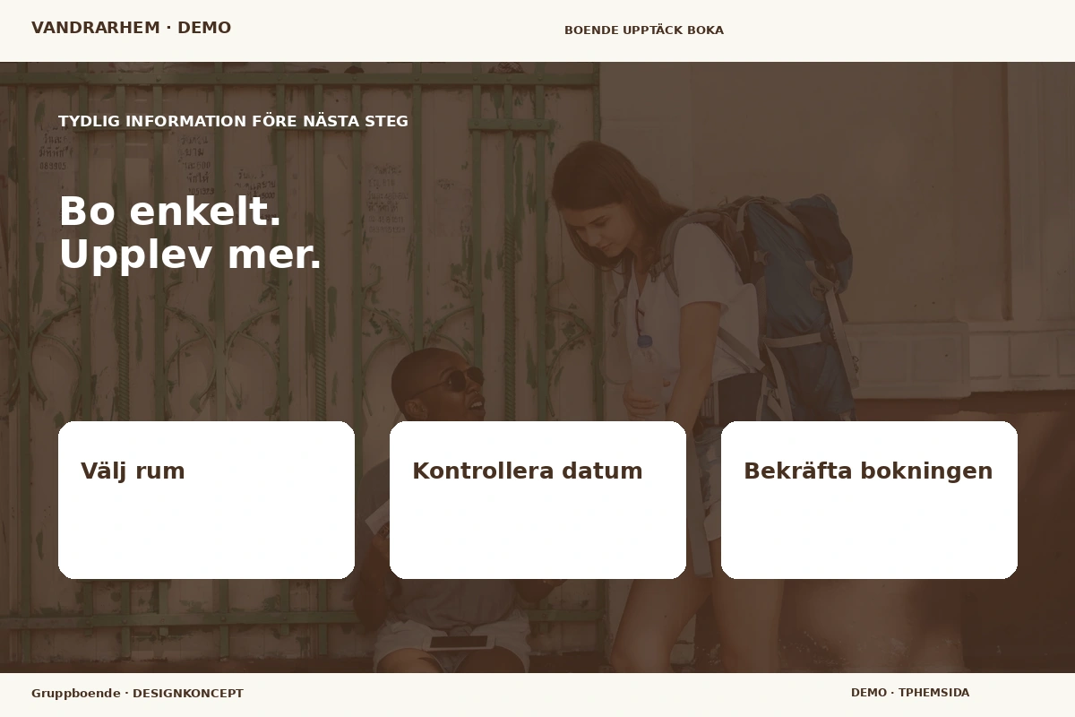 Gruppboende – Inför ditt val för vandrarhem