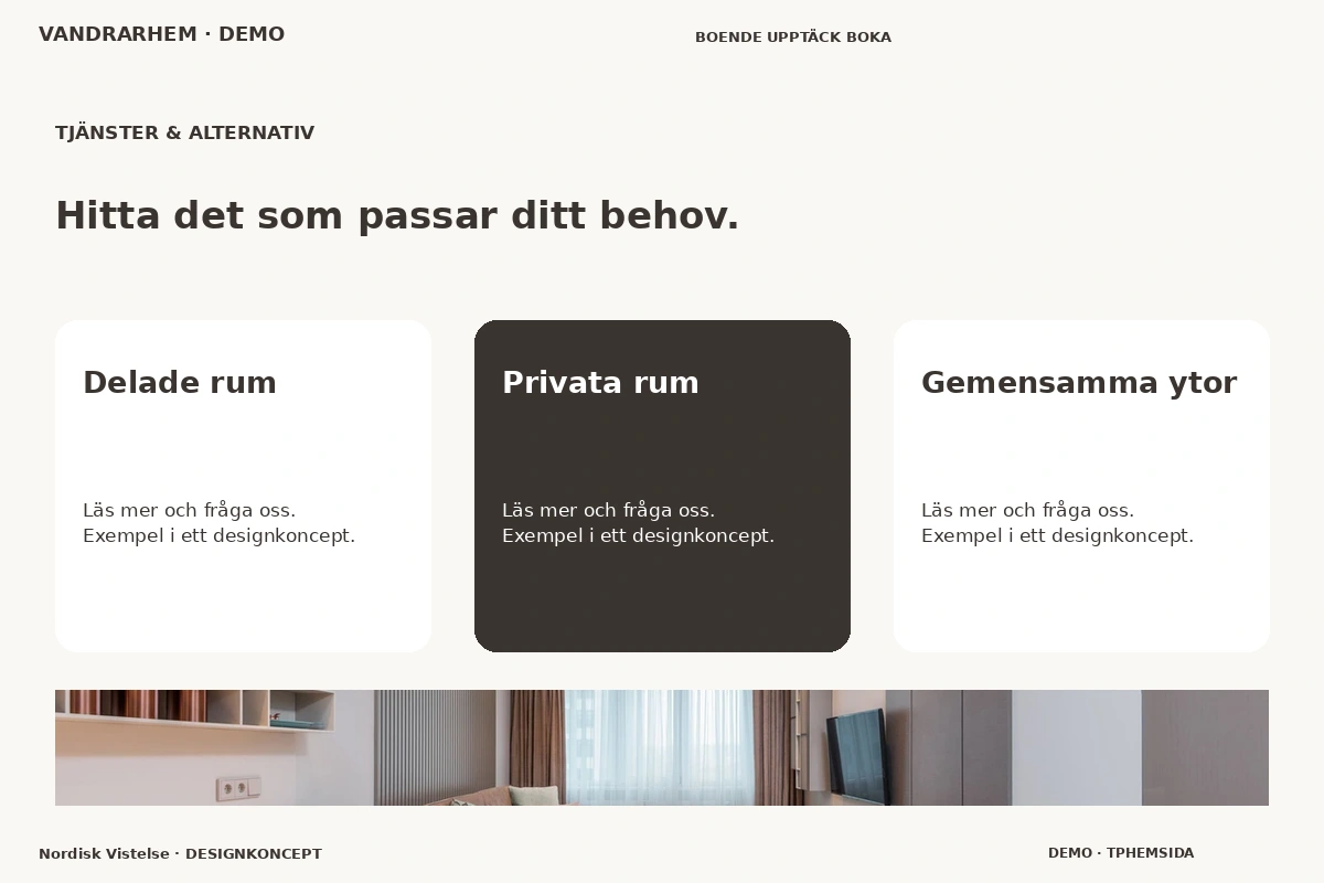Nordisk Vistelse – Tjänster & alternativ för vandrarhem