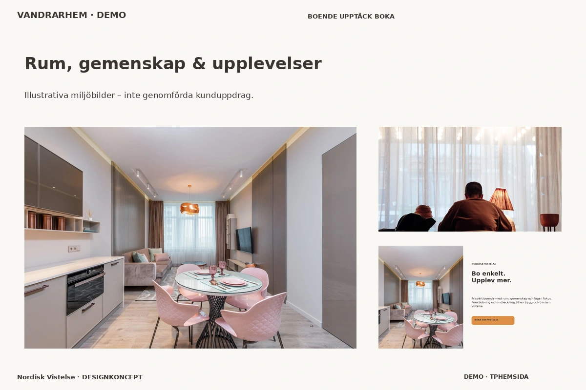 Nordisk Vistelse – Rum, gemenskap & upplevelser för vandrarhem