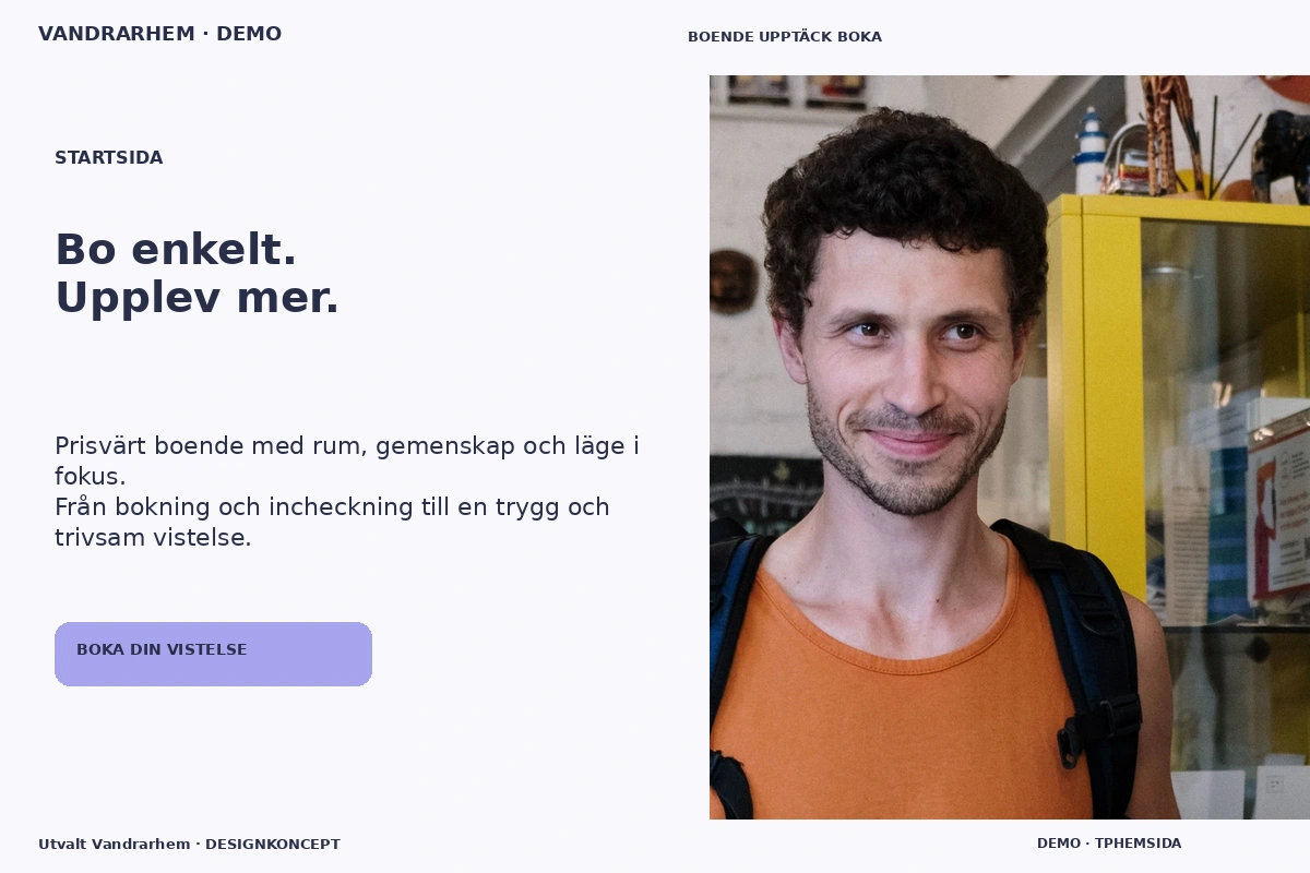 Utvalt Vandrarhem – Startsida för vandrarhem