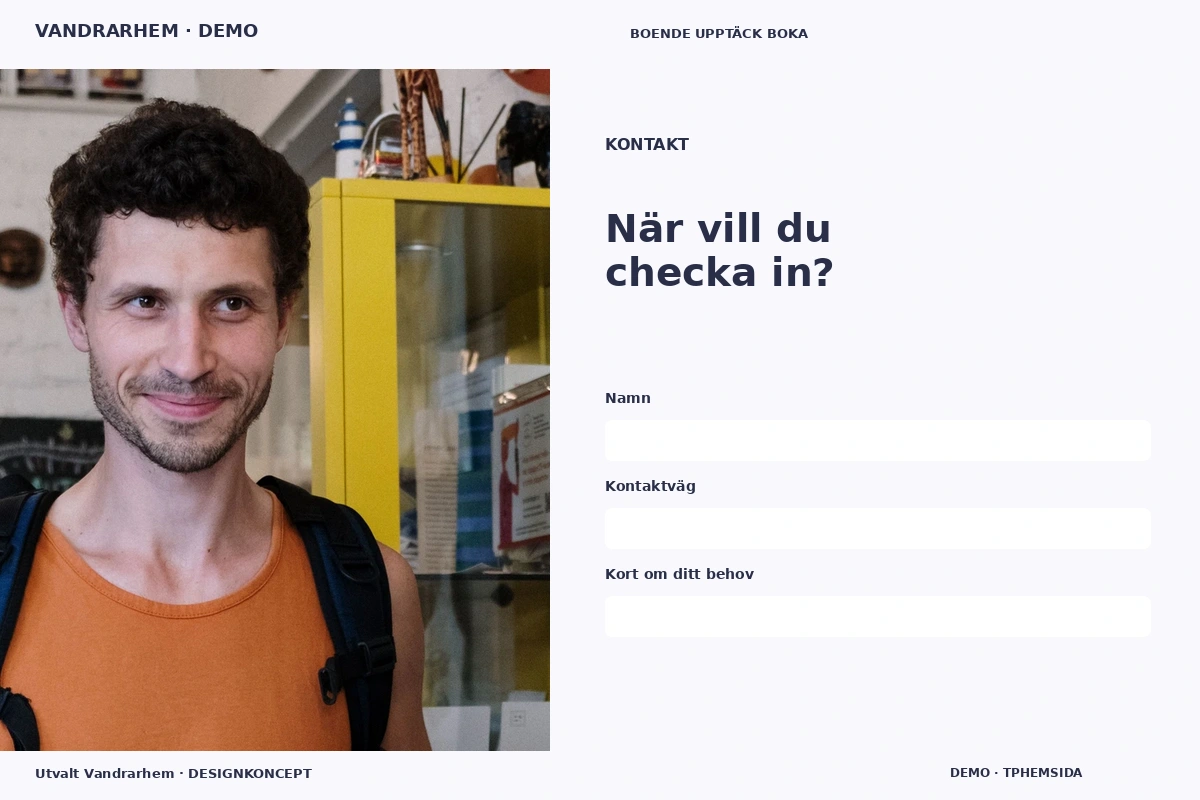 Utvalt Vandrarhem – Kontakt för vandrarhem