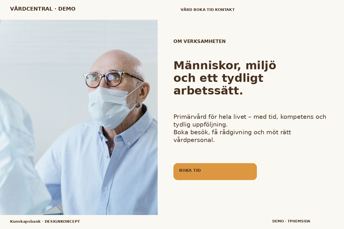 Kunskapsbank – Om verksamheten för vårdcentral