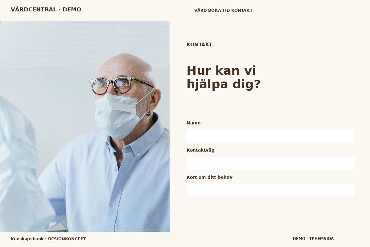 Kunskapsbank – Kontakt för vårdcentral