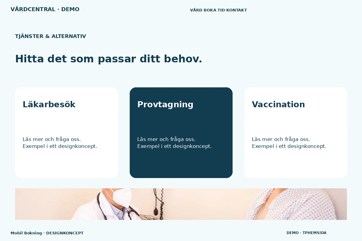 Mobil Bokning – Tjänster & alternativ för vårdcentral