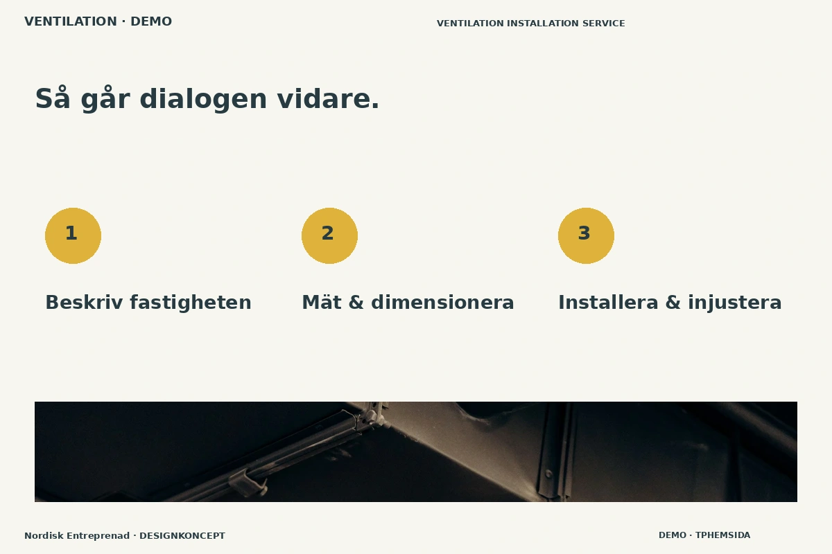 Nordisk Entreprenad – Så fungerar dialogen för ventilation