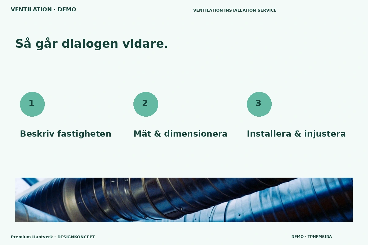 Premium Hantverk – Så fungerar dialogen för ventilation