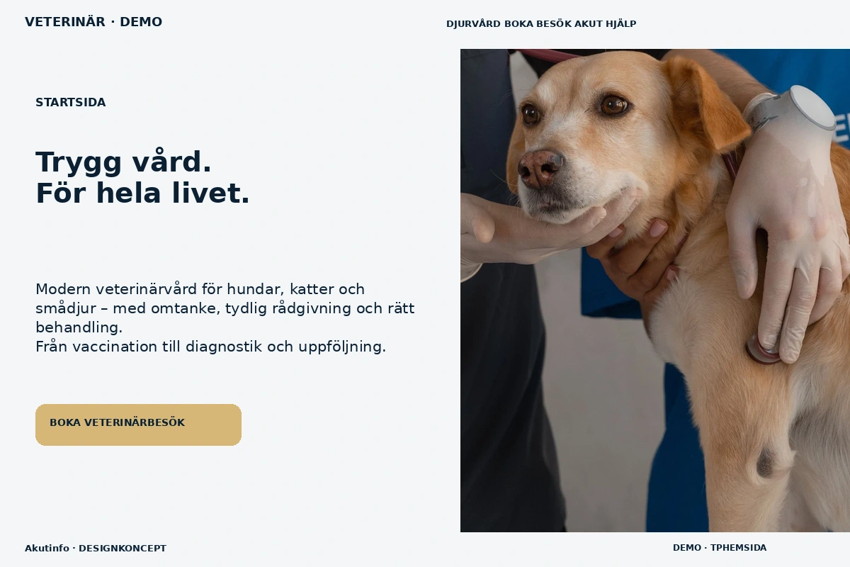 Akutinfo – Startsida för veterinär