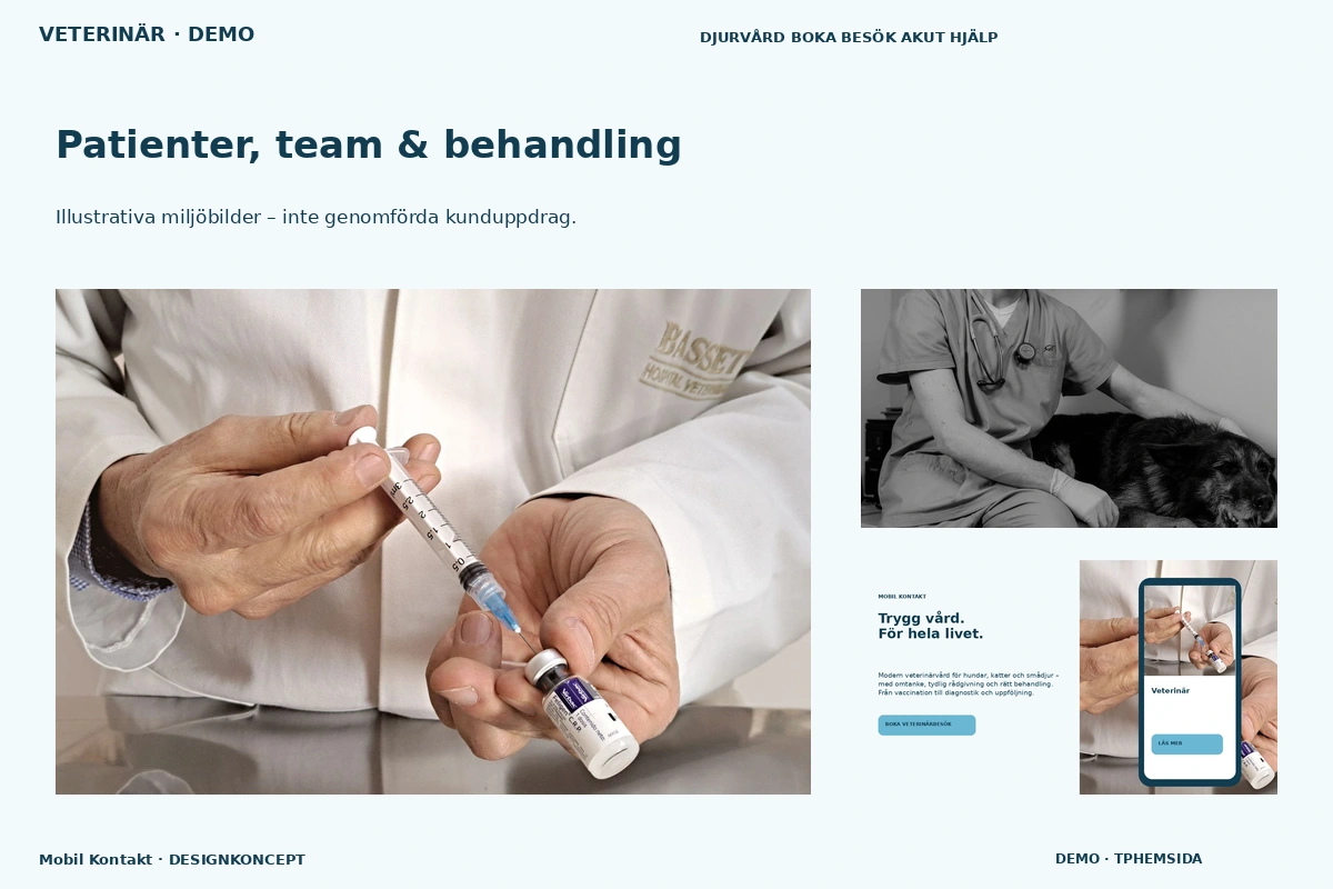 Mobil Kontakt – Patienter, team & behandling för veterinär