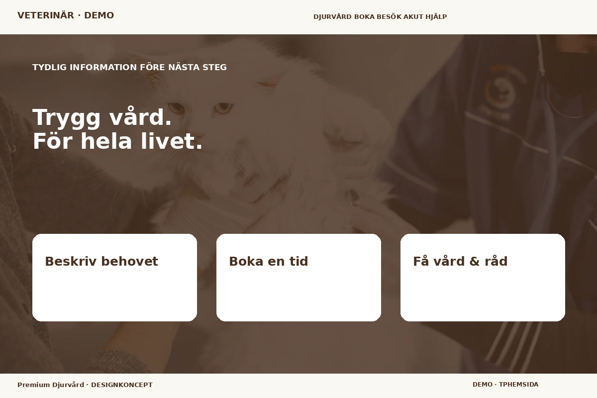 Premium Djurvård – Inför ditt val för veterinär