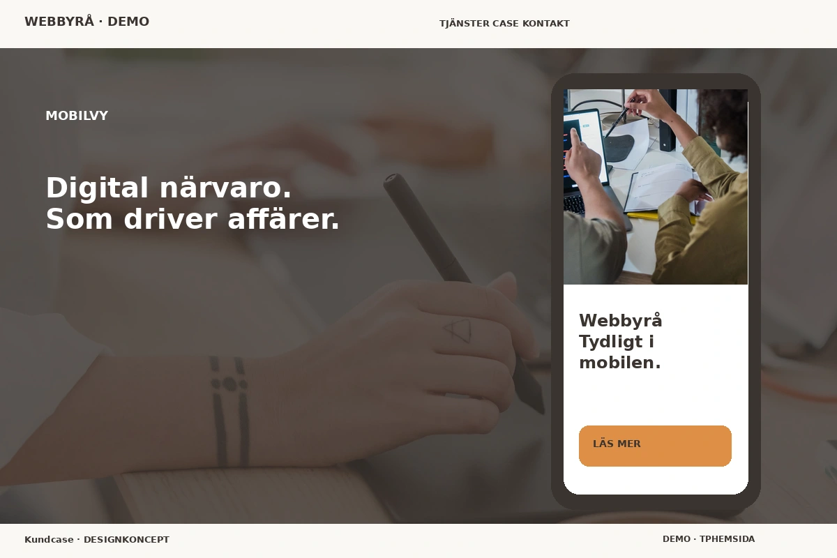 Kundcase – Mobilvy för webbyrå
