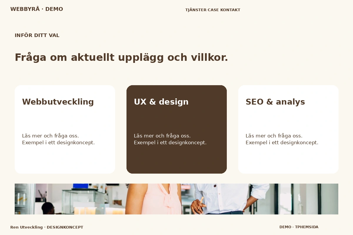 Ren Utveckling – Alternativ & villkor för webbyrå
