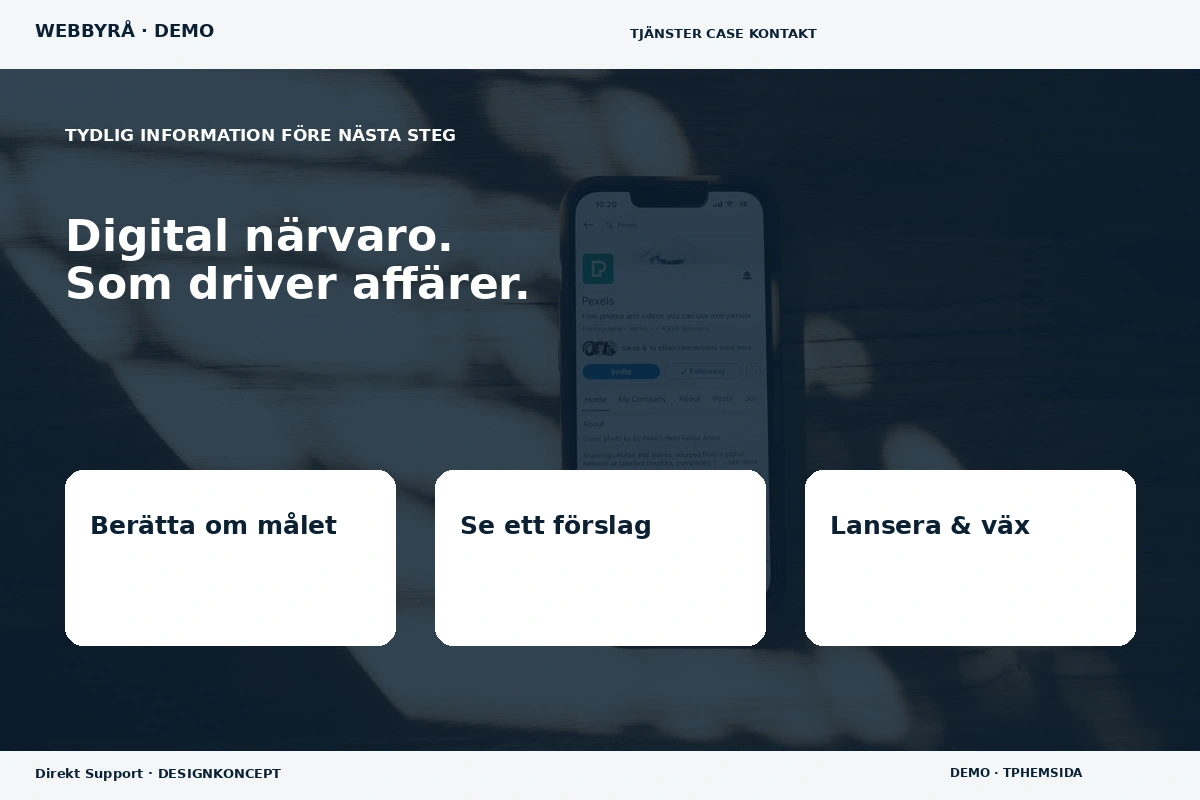 Direkt Support – Inför ditt val för webbyrå