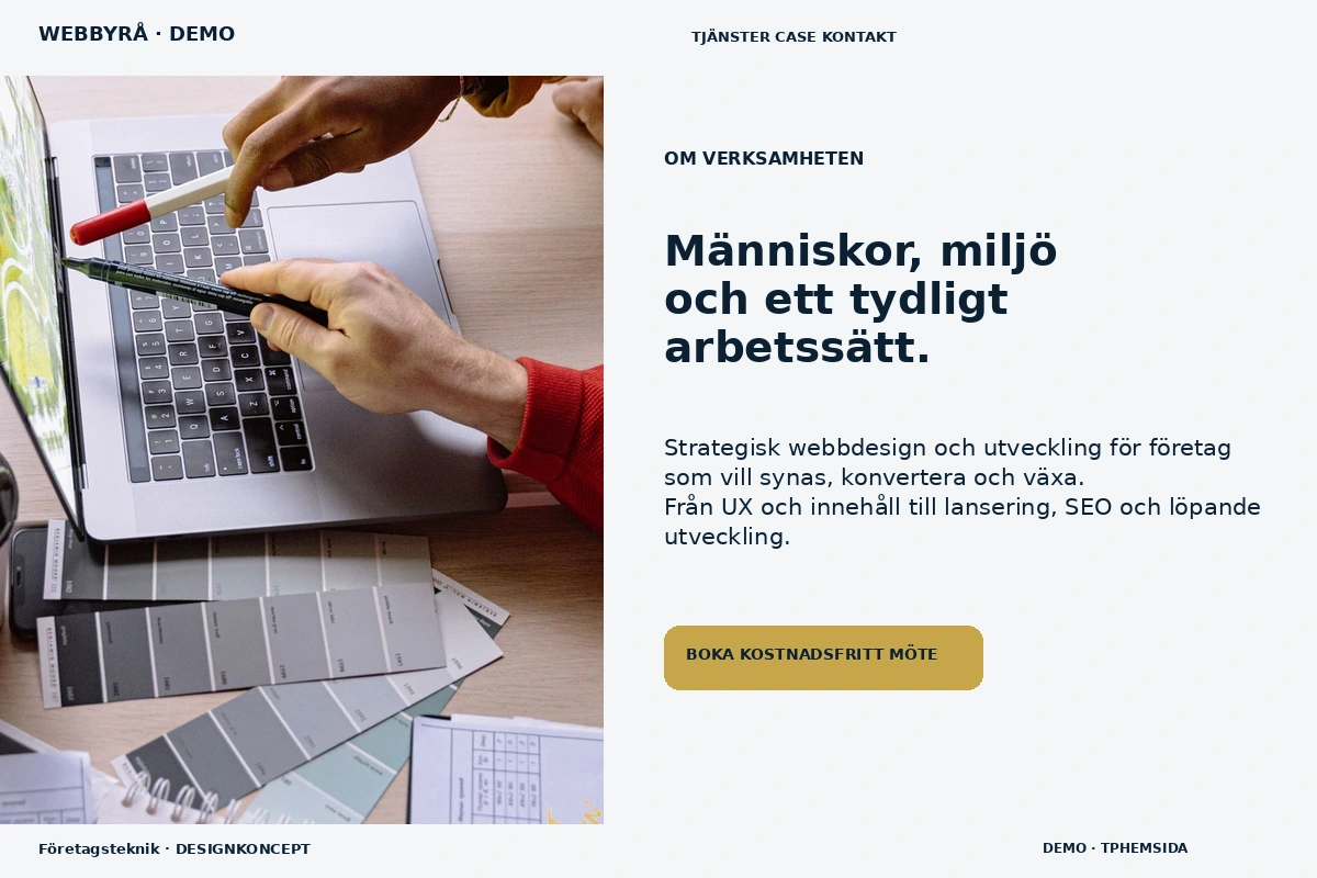 Företagsteknik – Om verksamheten för webbyrå