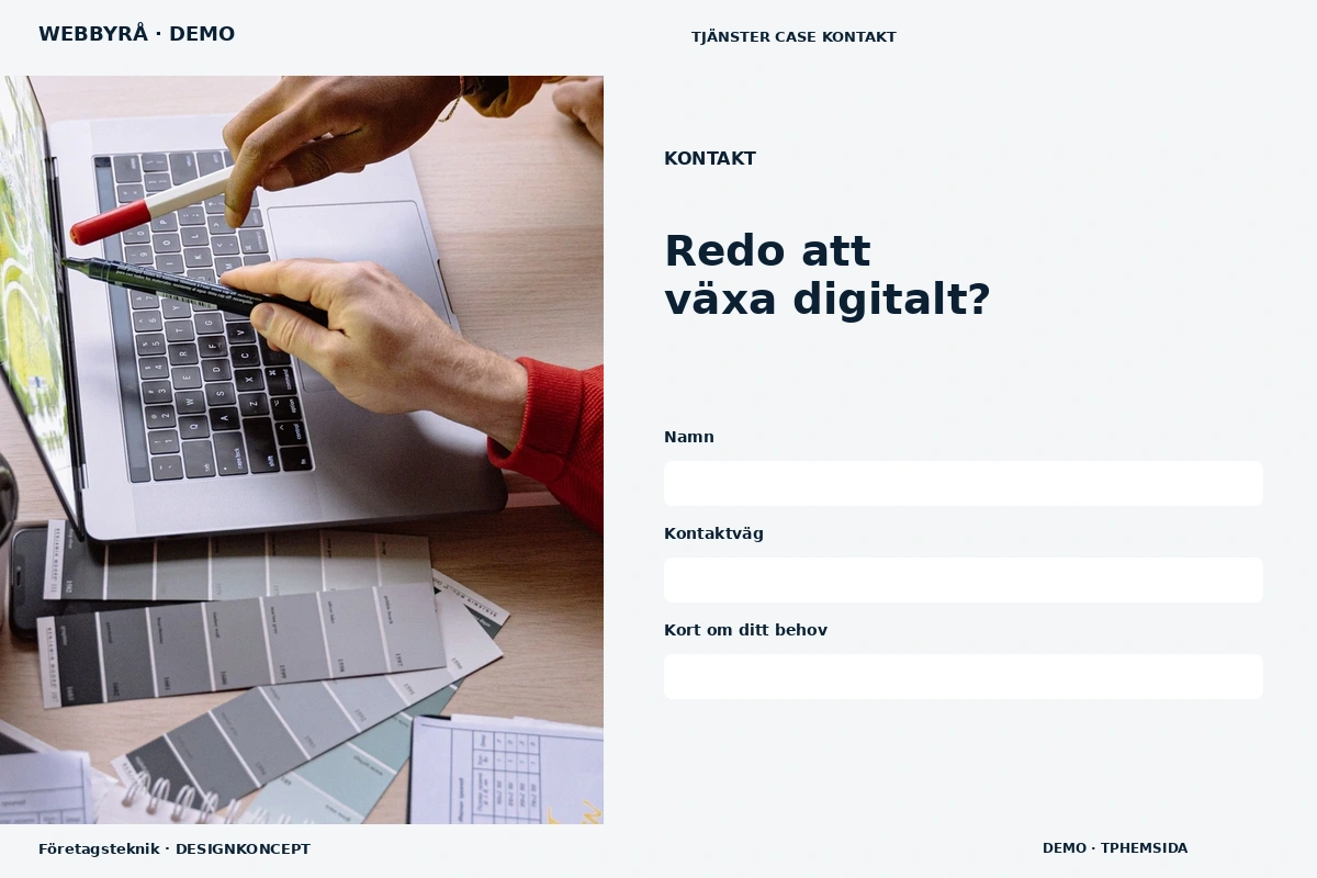 Företagsteknik – Kontakt för webbyrå