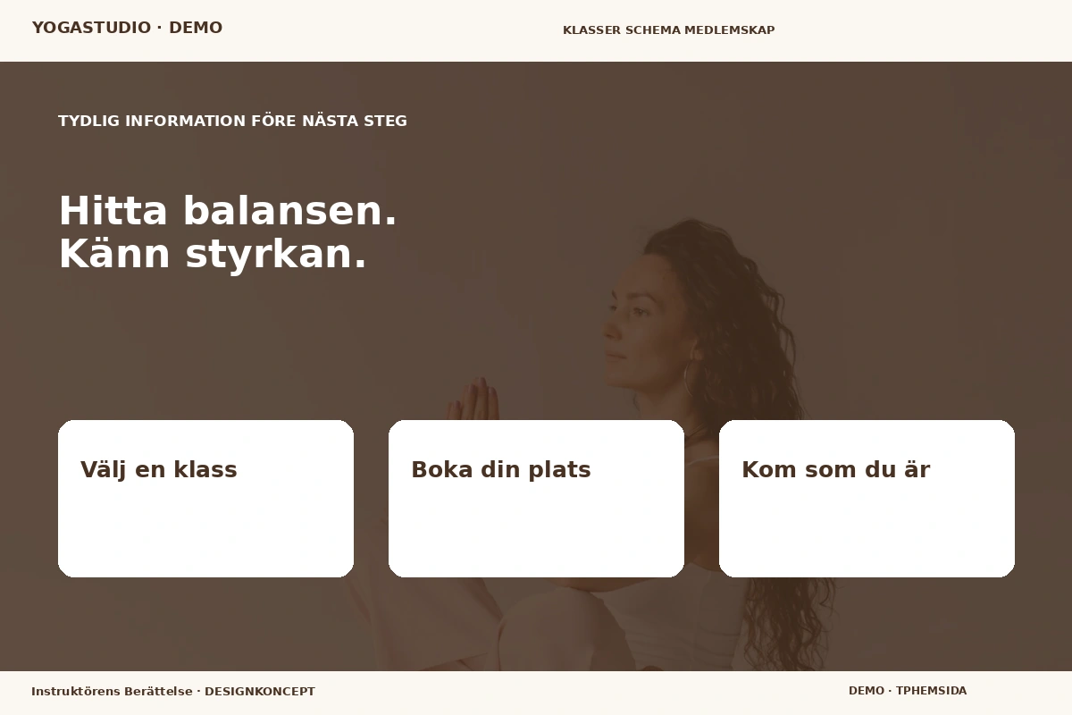 Instruktörens Berättelse – Inför ditt val för yogastudio