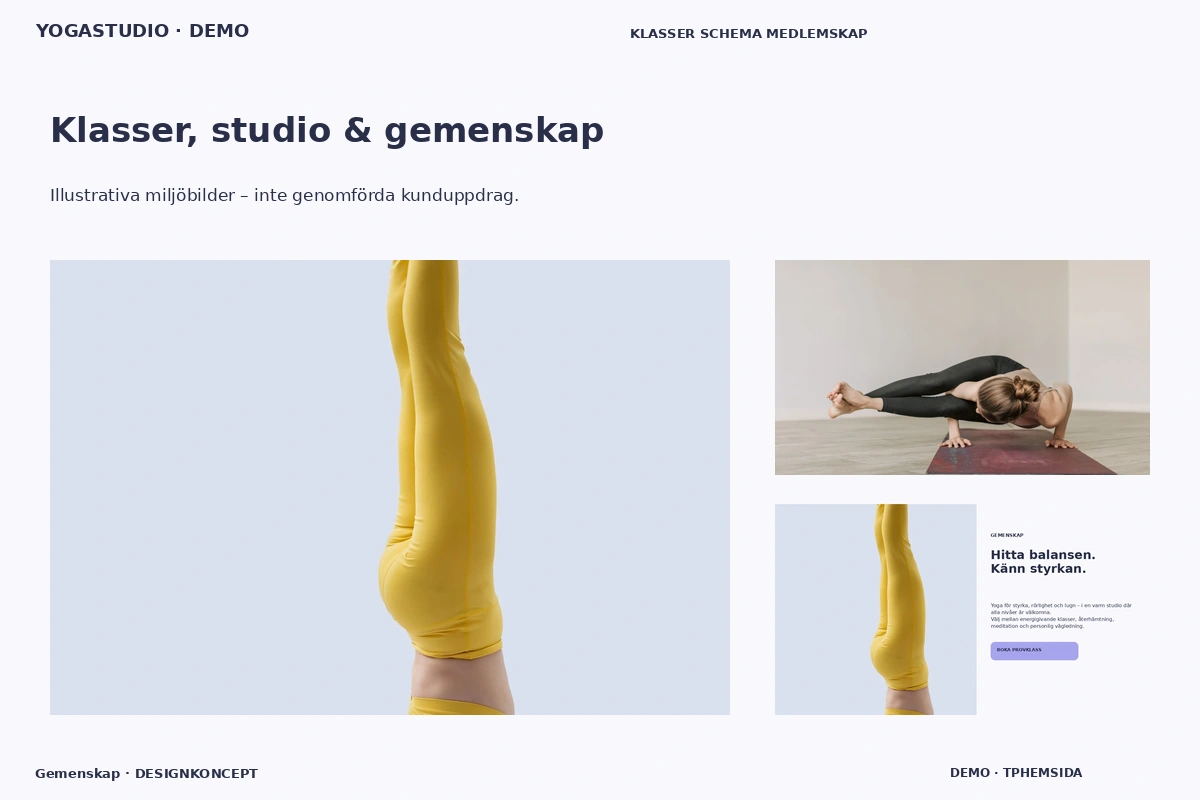 Gemenskap – Klasser, studio & gemenskap för yogastudio