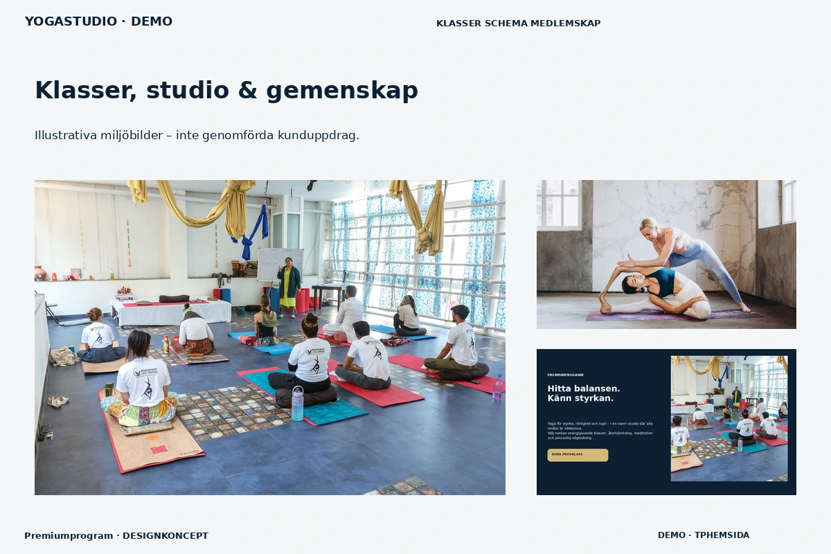 Premiumprogram – Klasser, studio & gemenskap för yogastudio