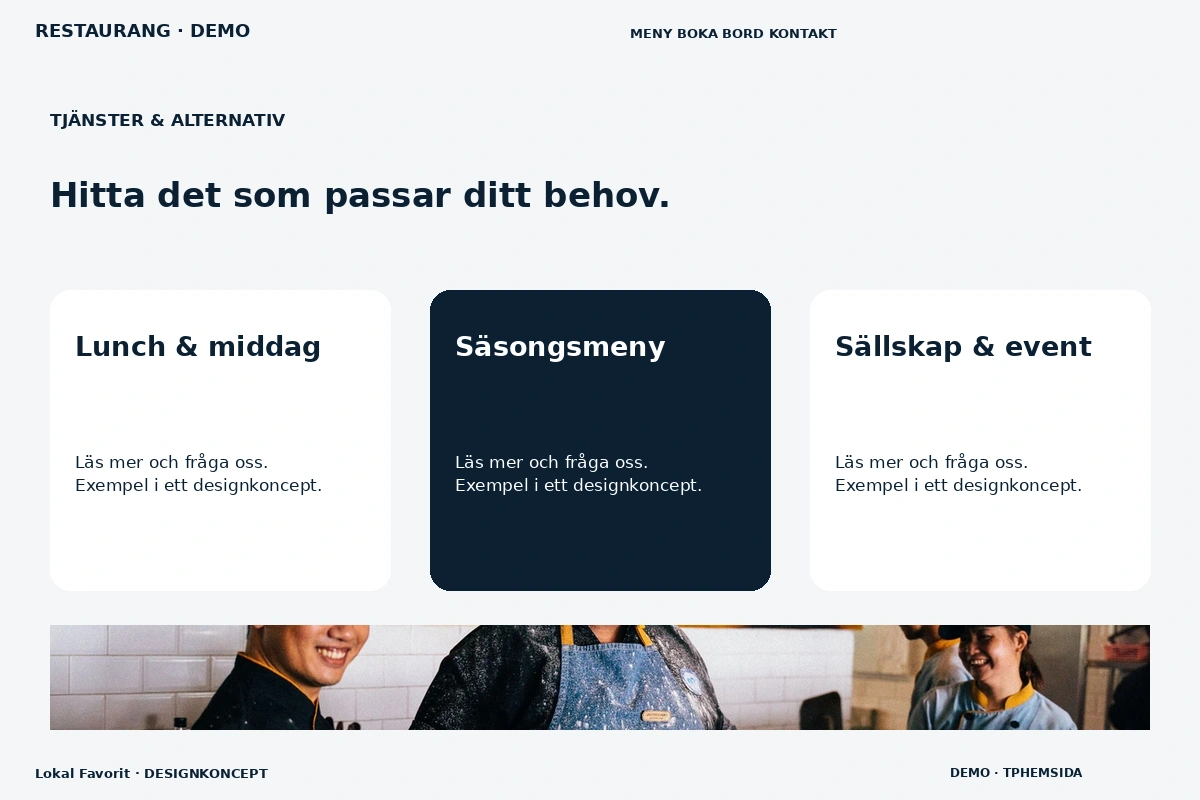 Lokal Favorit – Tjänster & alternativ för restaurang