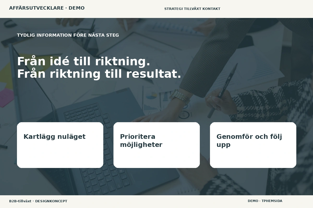 B2B-tillväxt – Inför ditt val för affärsutvecklare
