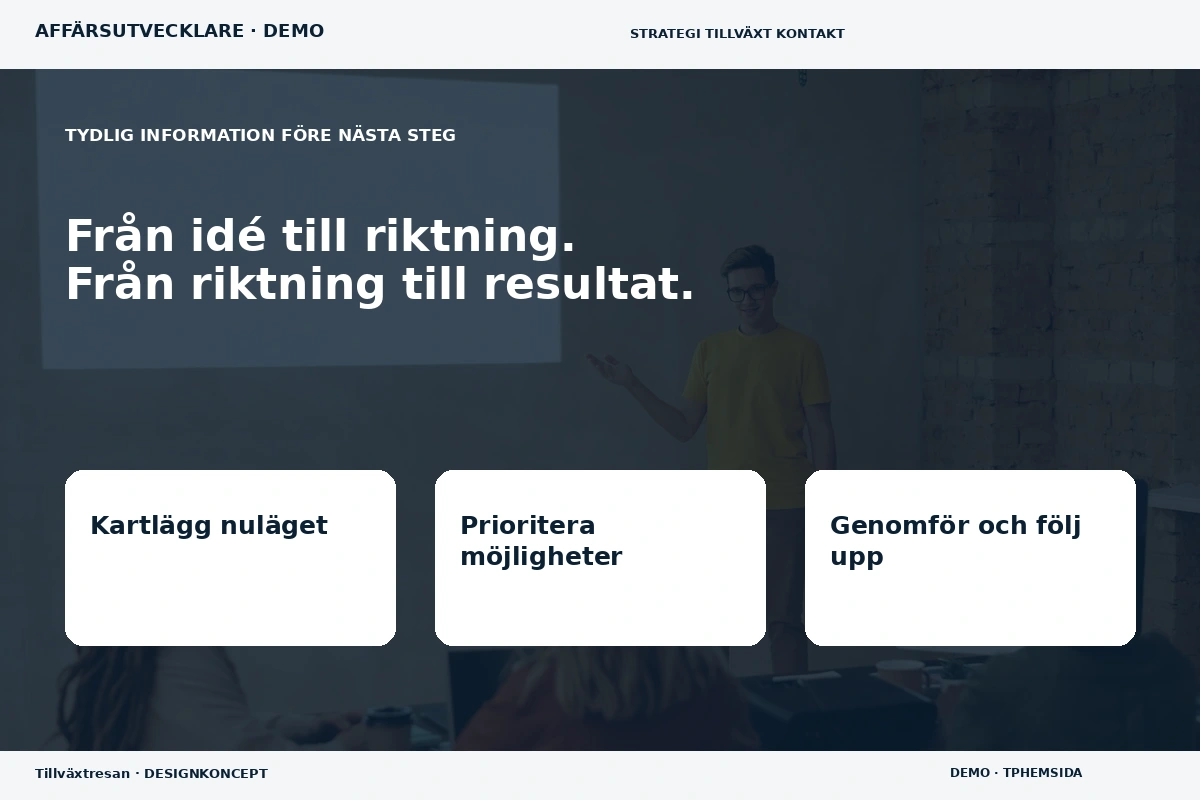 Tillväxtresan – Inför ditt val för affärsutvecklare
