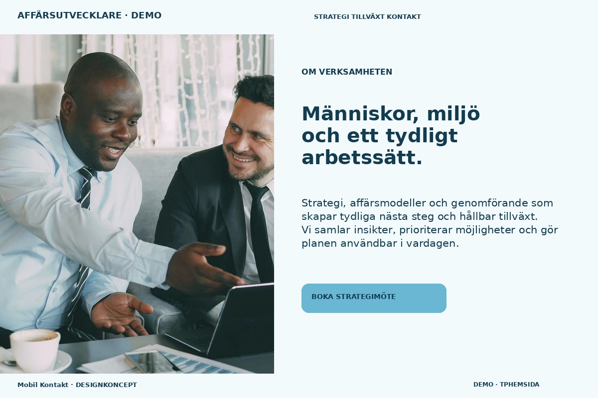 Mobil Kontakt – Om verksamheten för affärsutvecklare