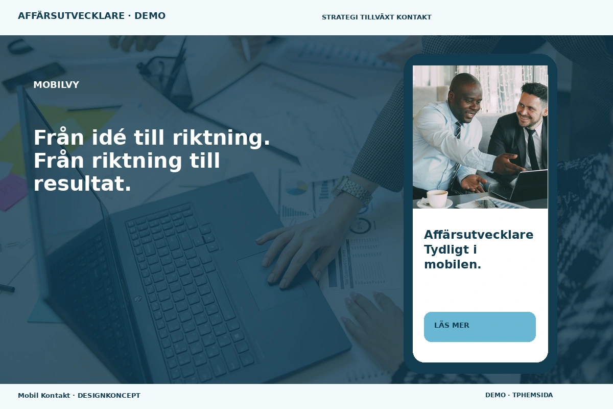 Mobil Kontakt – Mobilvy för affärsutvecklare